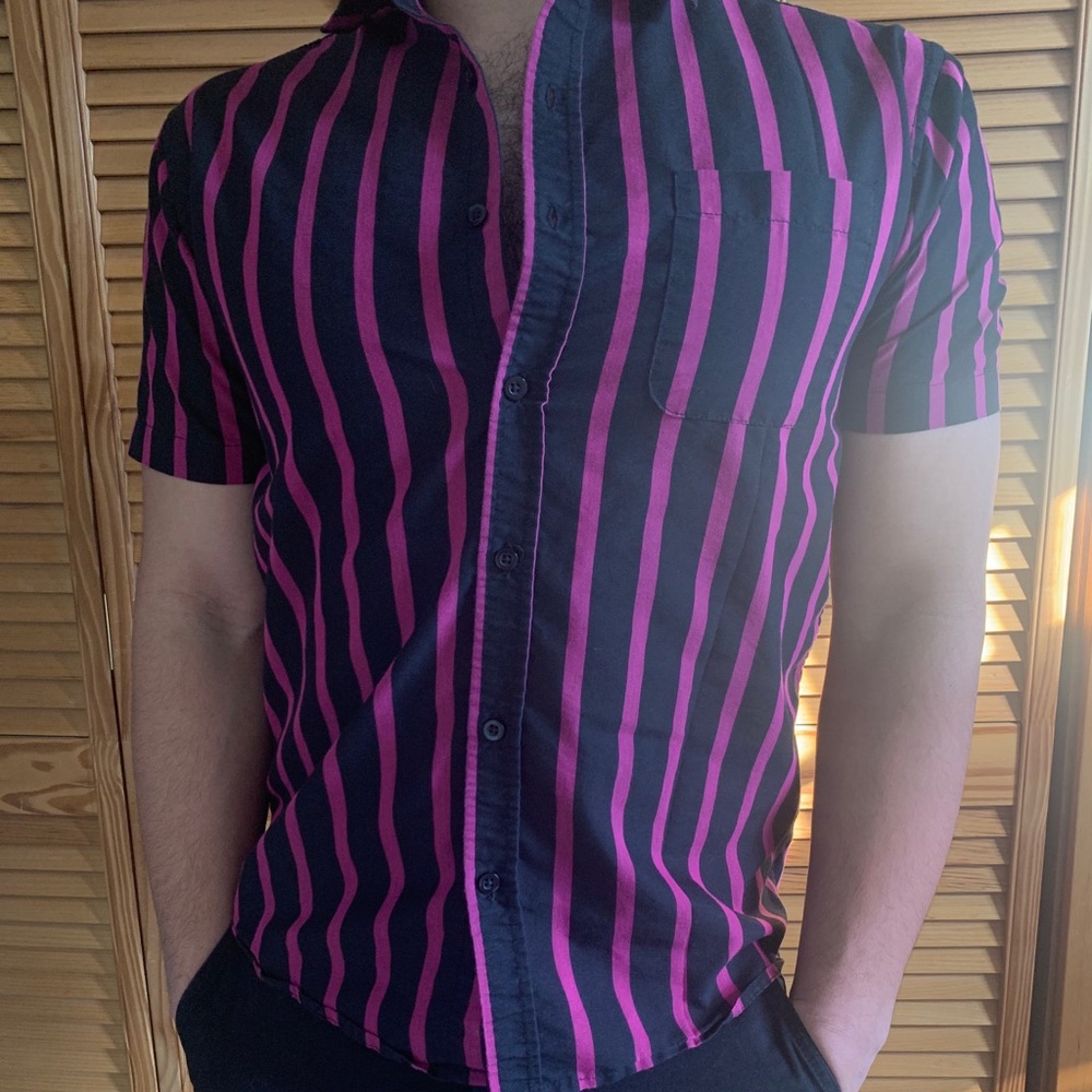 Striped button up - Picture 2 of 2
